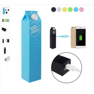 Chargeur mobile portatif de banque de puissance de conception du lait 2600mAh